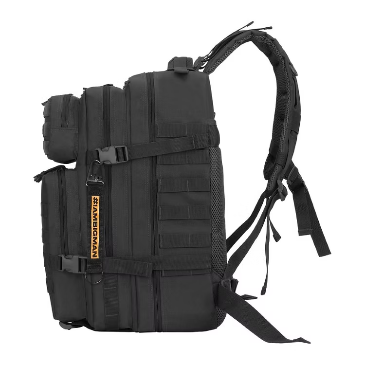 BM TACTICAL BACKPACK 45L. + PACK 3 PARCHES BM SUPPS + LLAVERO BM