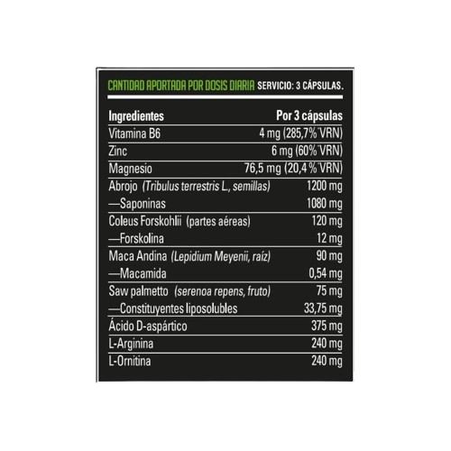 Depoviron | Potencia Testosterona | 90 Cápsulas