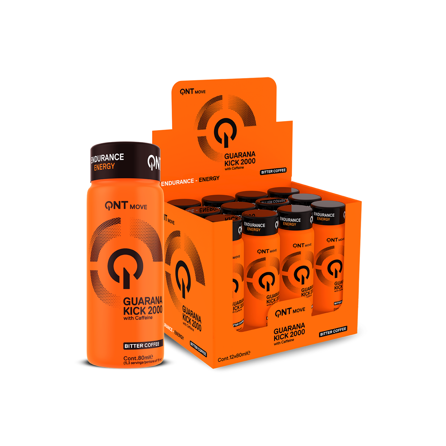 Guarana Kick 2000 mg Sour Coffee | 12 x 80 ml