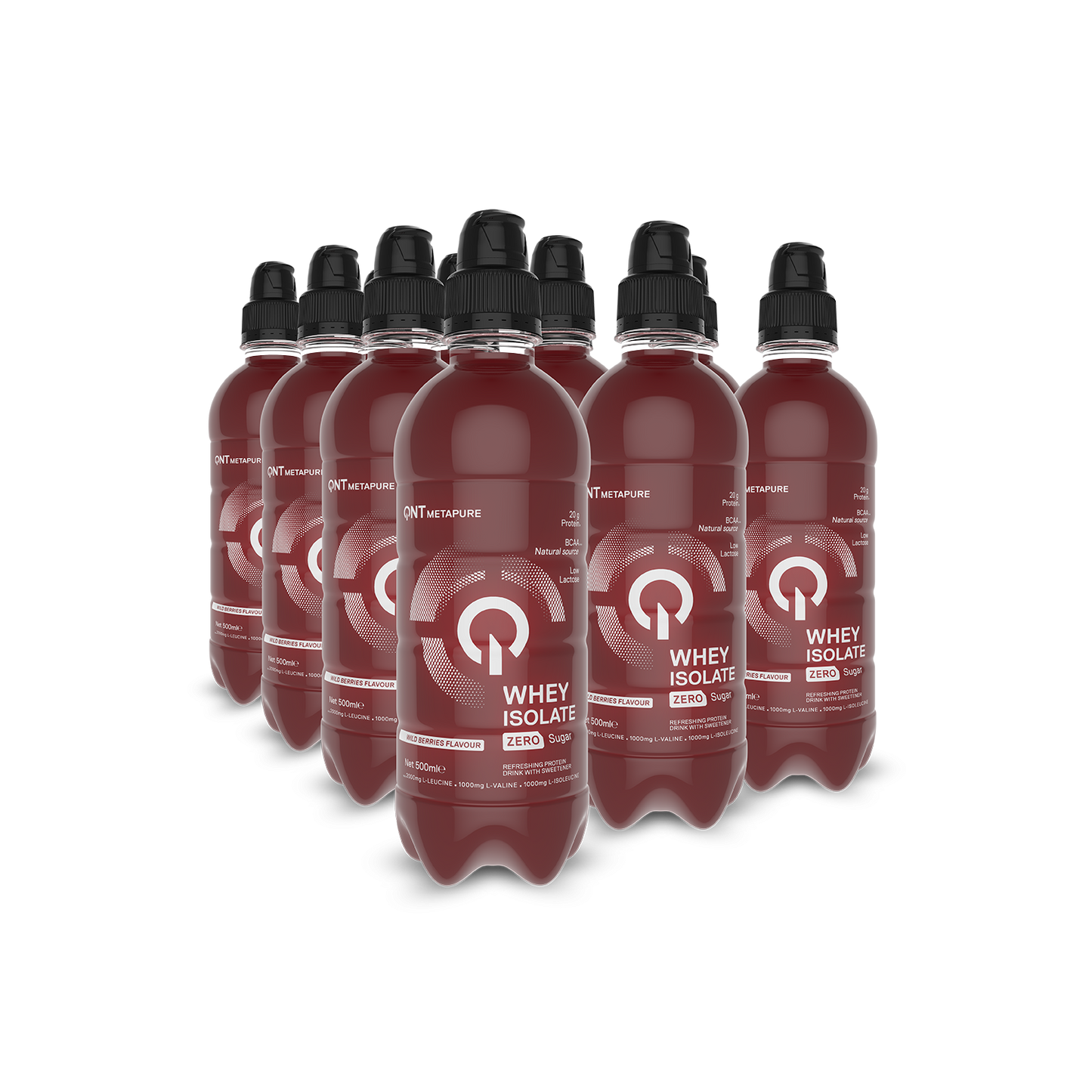 Iso Whey Zero Carb Protein Water Bayas Silvestres 500 ml