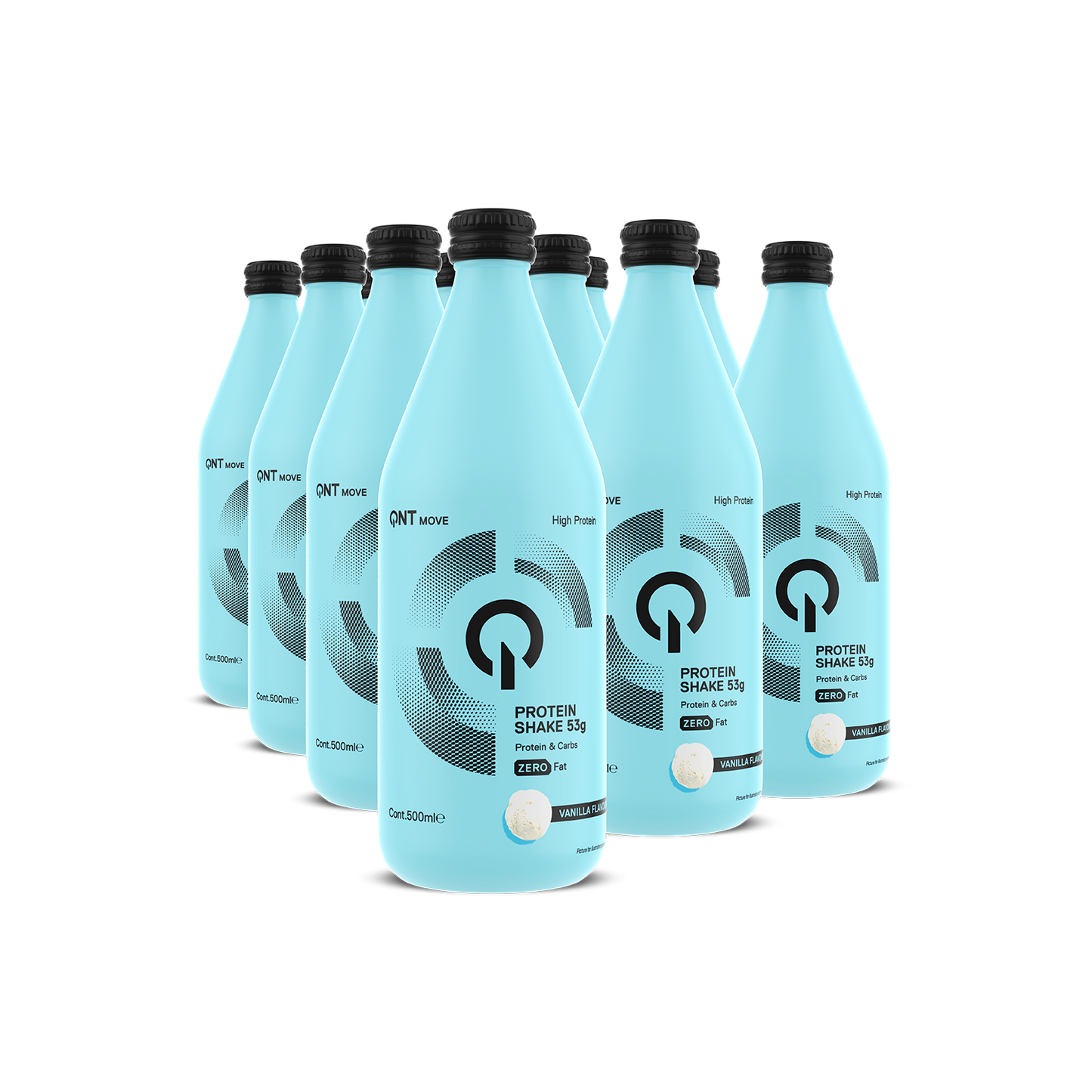 Protein Shake Glass Bottle I 500 ml