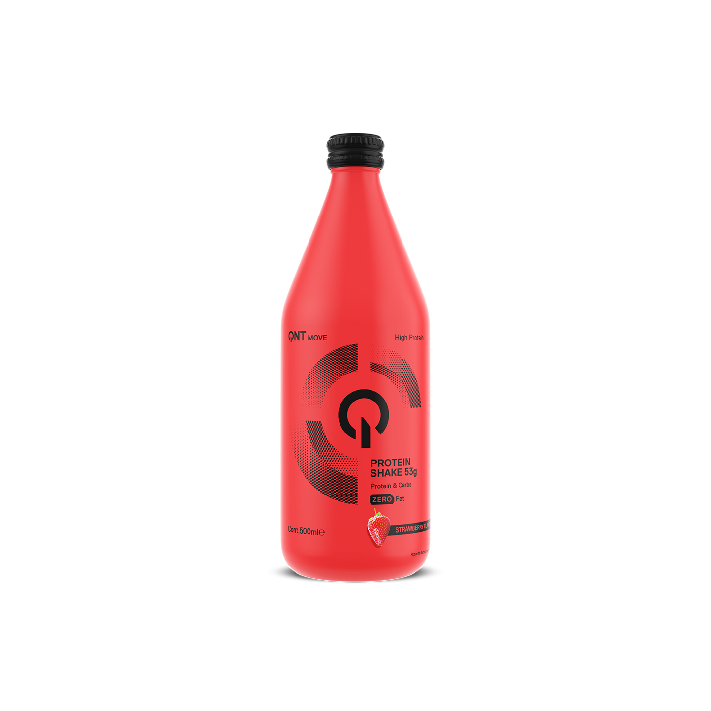 Protein Shake Glass Bottle I 500 ml