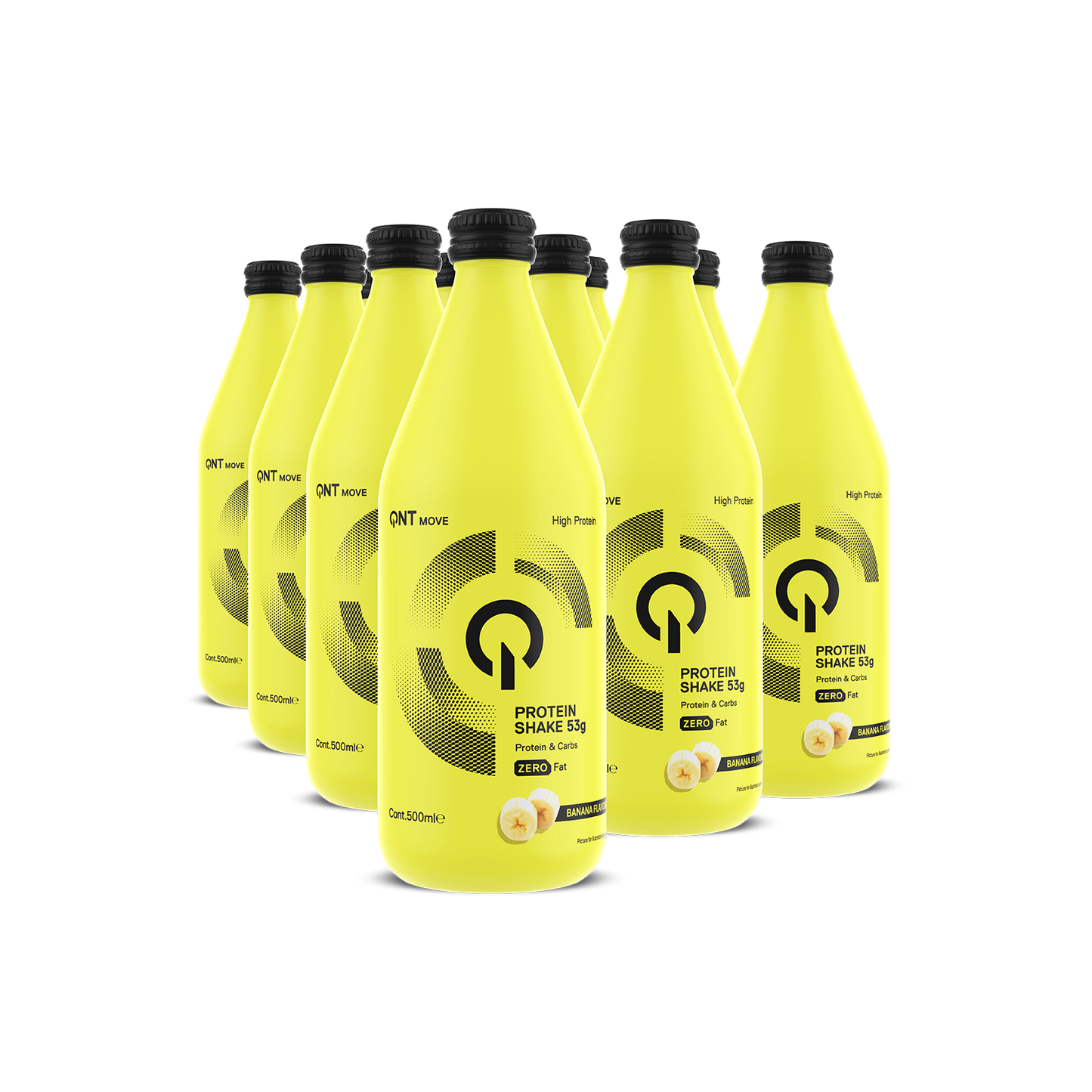 Protein Shake Glass Bottle I 500 ml