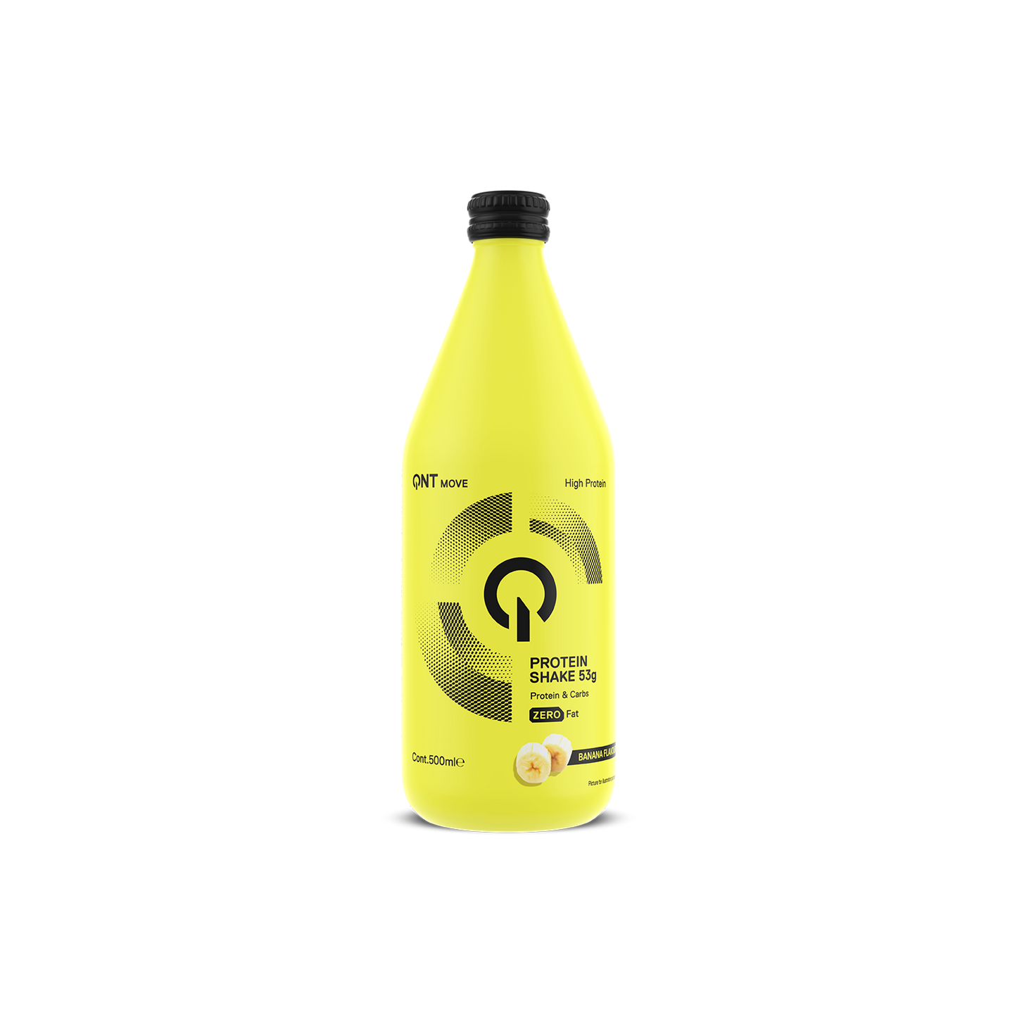 Protein Shake Glass Bottle I 500 ml