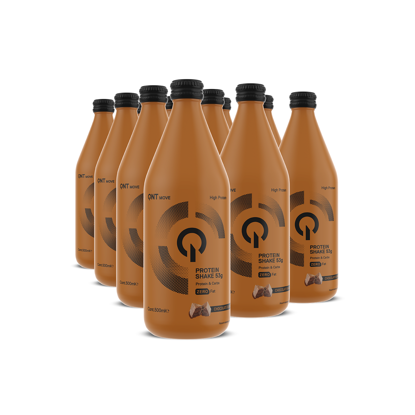 Protein Shake Glass Bottle I 500 ml