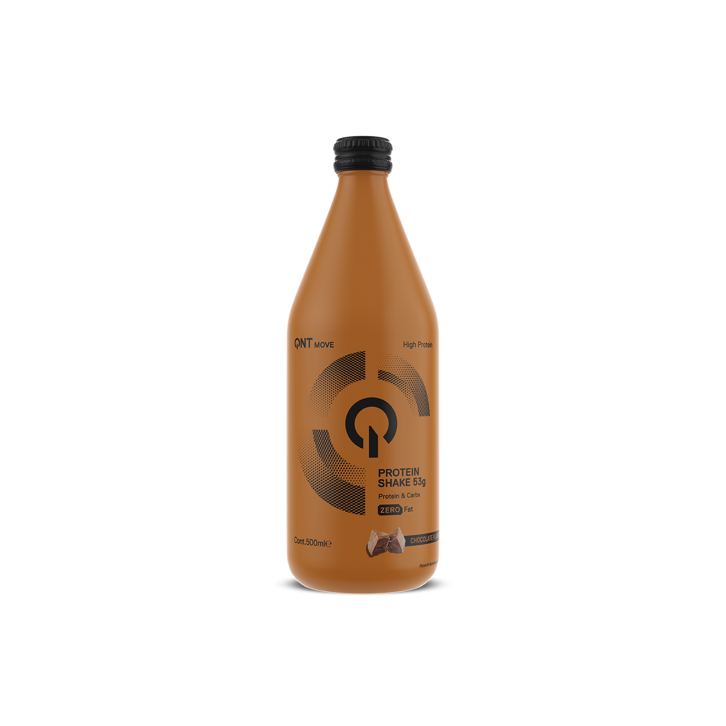 Protein Shake Glass Bottle I 500 ml