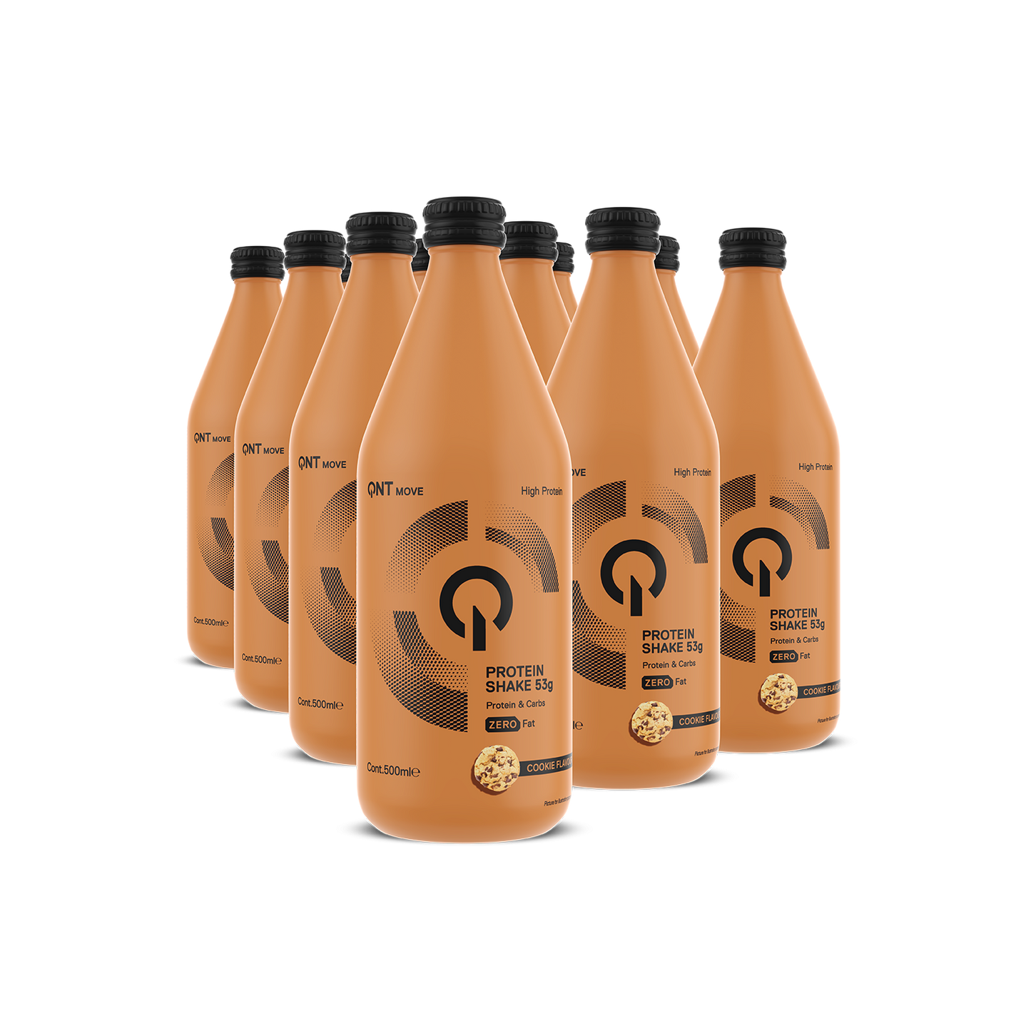 Protein Shake Glass Bottle I 500 ml